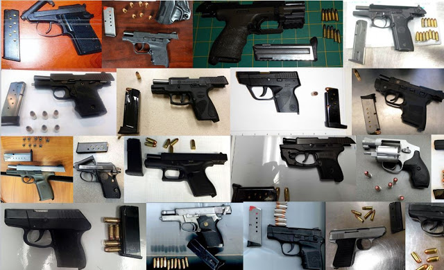 68 Guns Discovered by the TSA in one week.